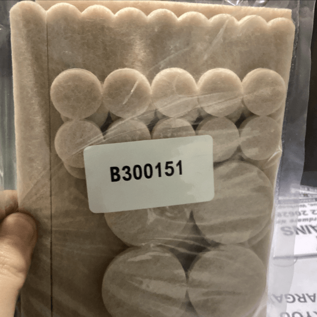 Felt floor protection pads 151 b300351
