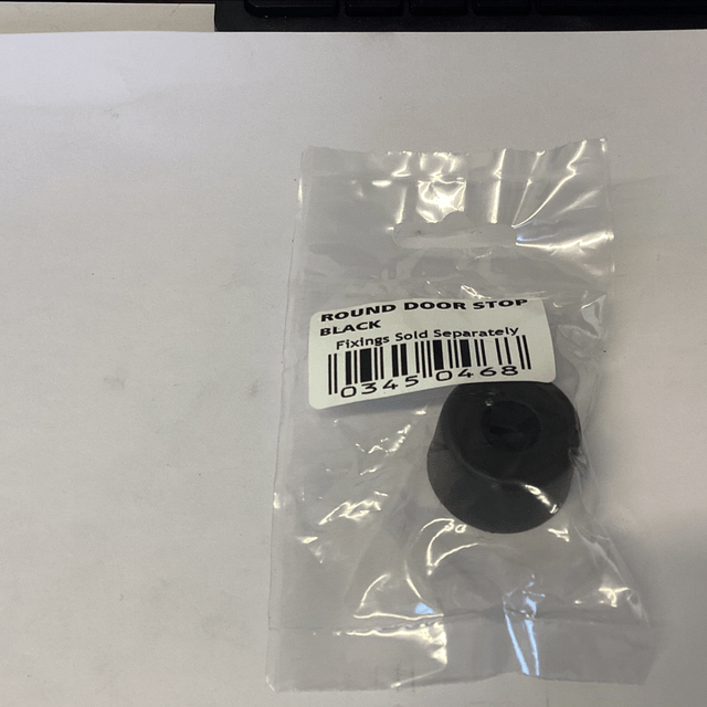 Round door stop blk 0345046