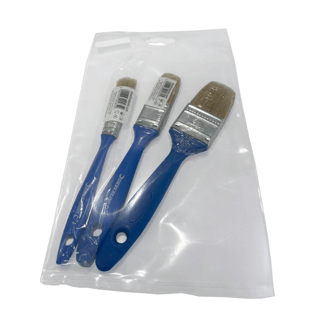 Disposable Paint Brushes / BLUE / 3 pack 