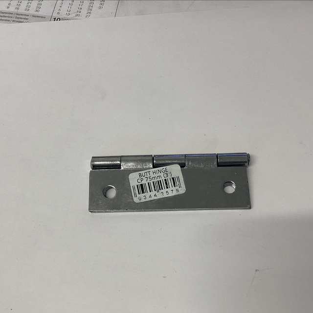 Butt hinge cp 75mm 0344257
