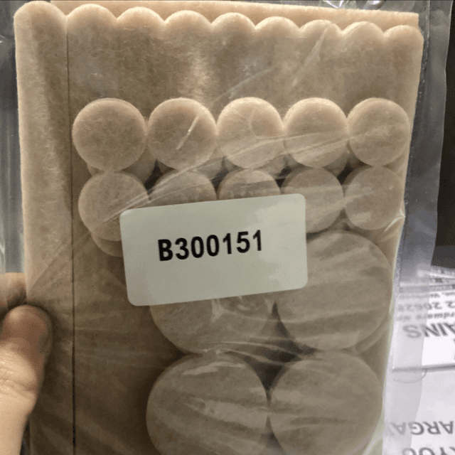 Felt floor protection pads 151 b300351