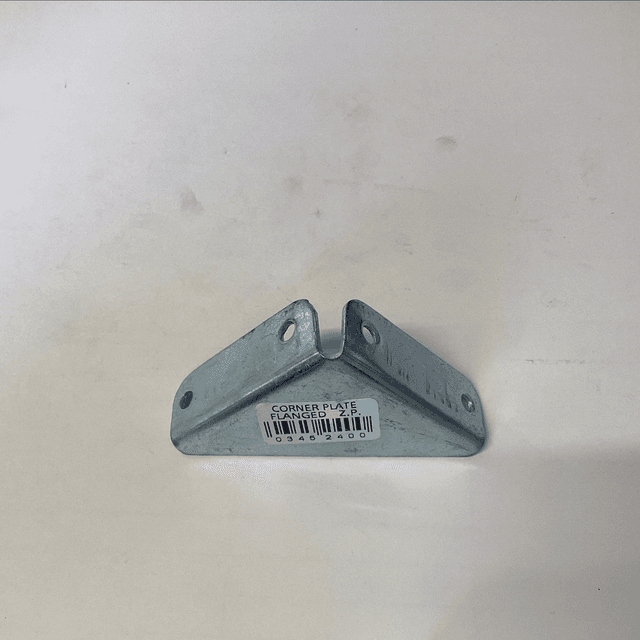 Flanged corner plate 0345240