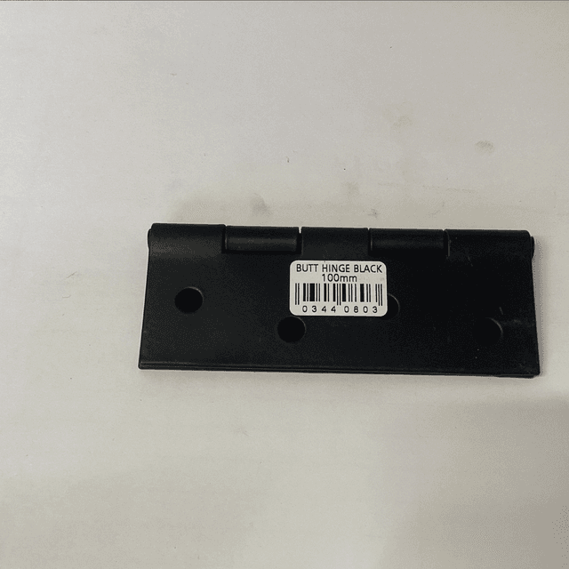 Blk butt hinge 100mm 0344080