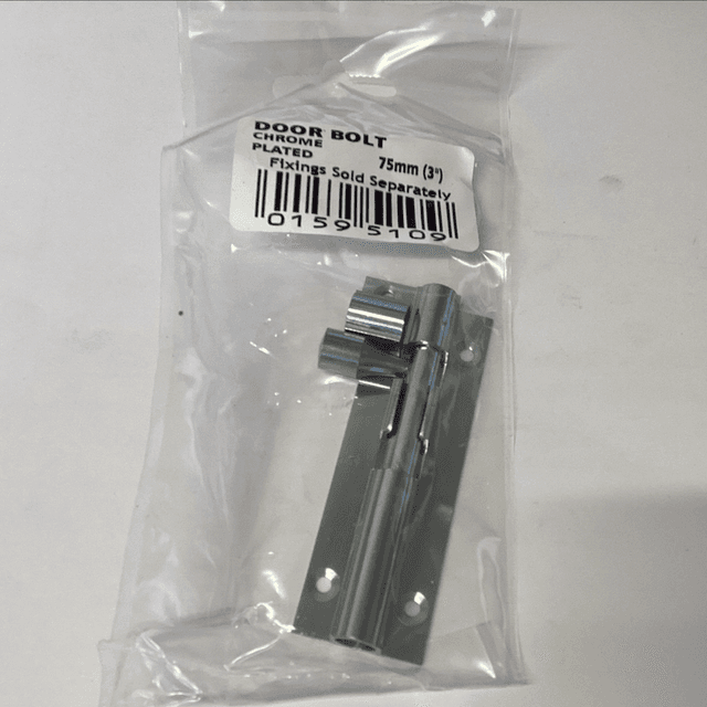 Chrome d bolt 75mm 0159510