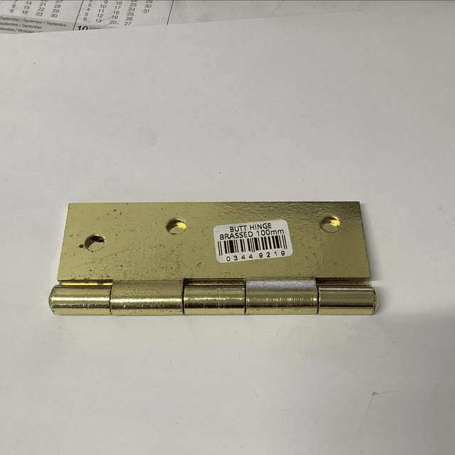 Brass hinge  100mm 0344921