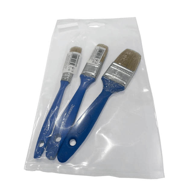 Disposable Paint Brushes / BLUE / 3 pack 
