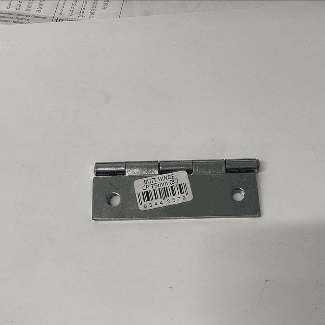 Butt hinge cp 75mm 0344257
