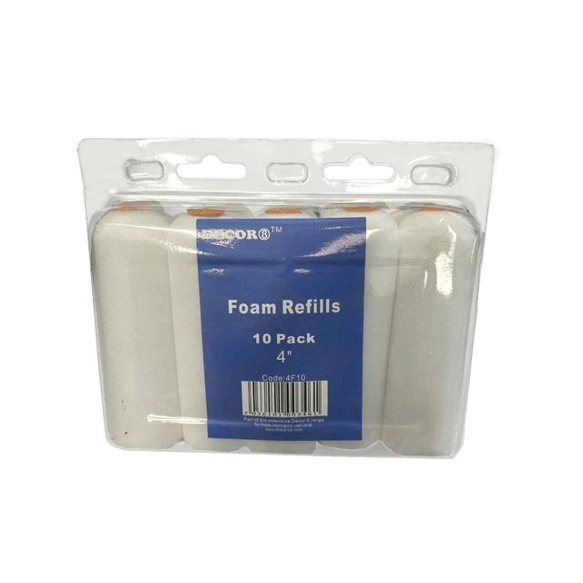 Foam Paint Rollers Refills / 10 Pack / 3461